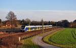 ET 440 222 fuhr am 17.01.2015 durch Langwedel.