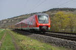 440 810-0 ist am 13.04.2022 als RB in Richtung Würzburg/M.bei Thüngersheim unterwegs.