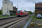 Einfahrt des 440 306-9 als RB 85 nach Osterburken in Eubigheim am 26.4.2022
