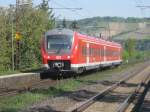 440 806 fuhr am 23.04.11 als RB 58029 nach Schweinfurt in Himmmelstadt ein.
