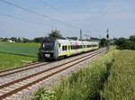Der 440 907 als Ag nach Landshut am 03.06.2017 unterwegs bei Ascholtshausen.