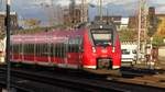 DB Talent 2 (DB 442 205) rangiert am 19.11.2016 in Trier Hbf um Anschließend ins DB Regio Werk Trier zu fahren.