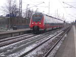 Bekanntlicher Weise halten Hamster im Winter Winterschlaf,trotzdem war der Rostocker 442 339,am 17.März 2018,von Rostock nach Sassnitz unterwegs und erreichte den Bahnhof Bergen/Rügen.