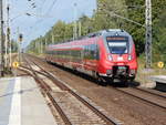 442 831,von Senftenberg nach Eberswalde verließ,am 31.August 2018,die Station Biesenthal.