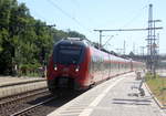 442 256 DB als RE9  von Aachen-Hbf nach Siegen-Hbf und kommt aus Richtung Aachen-Hbf,Aachen-Rothe-Erde,Aachen-Eilendorf und fährt in Stolberg-Rheinland-Hbf ein und fährt dann weiter in