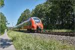 442 264 u.442 722 sind in Richtung Regensburg am 24.06.2020 unterwegs.