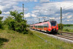 442 607 als RE 4961 (Sonneberg (Thür) Hbf - Nürnberg Hbf) bei Eggolsheim, 29.05.2020