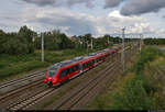 442 209 (Bombardier Talent 2) unterwegs in Eilenburg Ost.