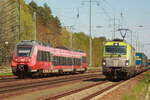 442 630 als RB 22 nach Potsdam und Captrain 193 891-9 am 03.