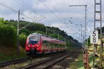 442 316 erklimmt die Steigung nach Wiesenburg.