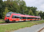 442 852 als S1(Warnem�nde-Rostock)bei der Einfahrt in L�tten Klein.16.08.2026