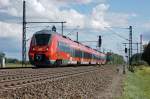 442 302 auf Testfahrt in Friesack(Mark). 31.08.2010