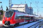 442 221 der S-Bahn Nrnberg am 30.01.12 in Gstrow