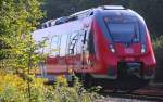 442 108 DB Regio bei Michelau am 17.09.2014.