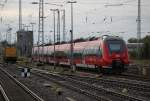 203 302-5+442 845-4 waren am 09.10.2014 abgestellt im Rostocker Hbf. 