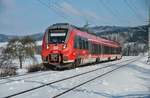 442 275 ist als RB 59353 am 18.01.17 nach Bamberg unterwegs,gesehen bei Stockheim.