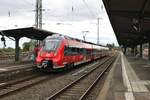 DB Regio Rhein Sieg Express 442 762 ist als Aushilfe am 10.07.18 in Friedberg Unterwegs 