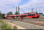 Nachschuss auf 442 601 (Bombardier Talent 2) der S-Bahn Mitteldeutschland (DB Regio Südost) als S 37741 (S7) von Halle-Nietleben nach Halle(Saale)Hbf Gl.