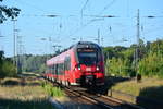 442 330 Dessau Roßlau rollt als RE7 in Zossen ein.