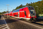 445 090 - Twindexx Vario der DB Regio beim Halt in Otting-Weilheim - 06.08.2022