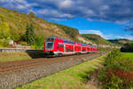 445 047 DB Regio als RE 4624 (Bamberg - Frankfurt (Main) Hbf) bei Karlstadt, 07.10.2021