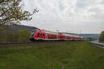 DB Regio Bombardier Twindexx 445 052 am 01.05.21 bei Wernfeld 