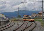 Der OC / TRAVYS Be 4/8 004 (94 80 0450 004-7) erreicht als Regionalzug 26945 sein Ziel Chavornay.