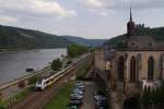 Unbekannter MittelRheinBahn ET 460 in Oberwesel am 1. Mai 2011