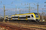 Siemens Desiro 1462 515-6 fährt beim badischen Bahnhof ein. Die Aufnahme stammt vom 08.12.2020.