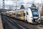 462 024 RRX/Nationalexpress als RE5 nach Wesel, Ausfahrt Bf Remagen - 13.01.2021