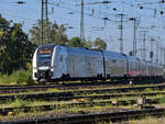 Anfang September 2021 war der Elektrotriebzug 462 029 in Koblenz-Lützel unterwegs.