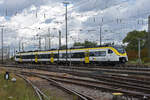 Siemens Mireo 463 515-7 fährt am 10.09.2022 beim badischen Bahnhof ein.