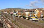RB16 Ulm-Stuttgart am 27.10.2020 in Oberesslingen.