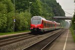 Einfahr einer RB42 nach Essen Hbf in den Bahnhof Bösensell am Mittag des 13.6.2016