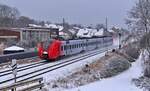 Schneebilder von Zügen im Saartal werden immer seltener.