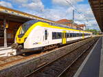 Die S10 nach Freiburg stand am 8.8.23 um 10:30 Uhr auf Gleis 1 in Villingen (Schwarzwald) zur Abfahrt bereit.