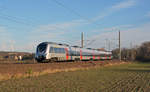 Am 26.12.17 fuhr 1442 309 durch Burgkemnitz Richtung Leipzig-Stötteritz.