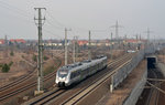 1442 113 erreicht am 28.02.16 aus Falkenberg(E) kommend Bitterfeld.