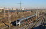 1442 307 hat auf der Fahrt von Dessau nach Leipzig-Connewitz am 31.12.16 soeben Bitterfeld verlassen.