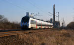 Am 15.01.18 pendelte 1442 302 auf der Strecke Halle(S) - Eilenburg.