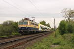 1042 520 der Centralbahn mit dem ersten Desior HC für Baden-Württenberg auf dem Weg ins PCW bei Mönchengladbach am 16.5.19