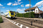 Desiro HC 1462 012 - 4 als RE 17019 fährt Richtung Basel durch den Bahnhof Auggen. 05.07.2020
