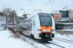 RRX 462 030 als RE4 nach Aachen Hbf bei der Durchfahrt in Wuppertal, Januar 2026.