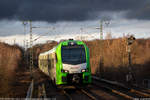 Am 22.12.2020 konnte ich es mir nicht nehmen lassen 3427 006 bei einem tollen Kontrast in Dortmund-Huckarde zu fotografieren.