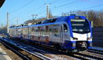 Überraschung am frühen Nachmittag, ein transdev FLIRT3 XL der SBH - S-Bahn Hannover  3427 072 A  (NVR:  94 80 3427 072-8 D-TDH......  ) am 21.01.22 Berlin-Blankenburg. Viele Grüße an den TF. !!!! 
