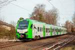 abellio Flirt 3429 005 als S9 in Gelsenkirchen Buer Nord, Februar 2021.
Triebfahrzeugführer hat die Erlaubnis gegeben dieses Foto zu veröffentlichen!