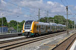 3462 020 der ODEG durcheilte am 02.07.26 als RE nach Elsterwerda ohne Halt Brieselang.