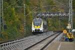 Aus Herboltzheim Jagst kommt der 8442 122 als RB 18 nach Tübingen in Untergriesheim eingefahren 23.10.2021
