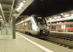 abellio 9442 608, im Auftrag für DB Regio, als RB 16379 aus Sangerhausen, am 29.10.2015 in Erfurt Hbf.