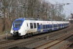 National Express 867 Great Britain (442 867) als RB48 in Wuppertal, April 2016.